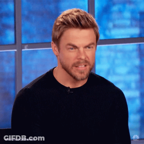 Bearded Man Sitting By Window Saying World Of Dance GIF