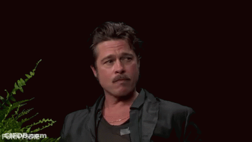 Bearded Man Sitting In Front Of Plant Funny & Die GIF
