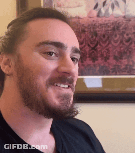 Bearded Man Smiling GIF