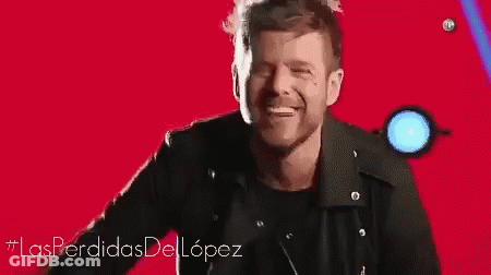 Bearded Man Smiling Dancing GIF