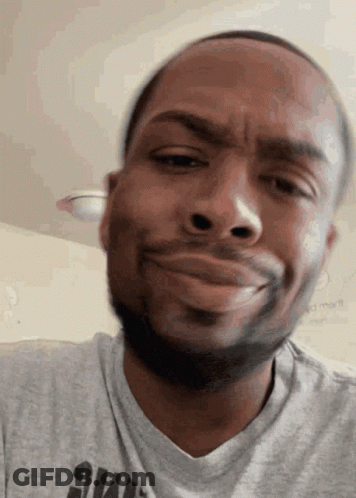 Bearded Man Smiling Grey Shirt S GIF