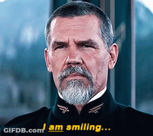 Bearded Man Smiling I Am Smiling GIF