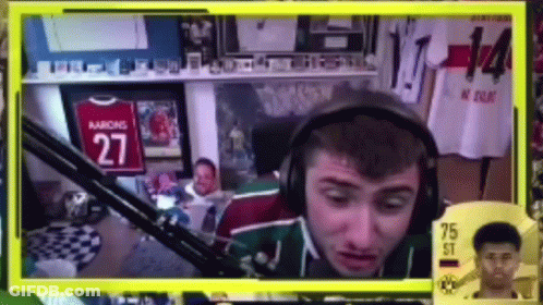 Bearded Man Smiling In Crowd GIF