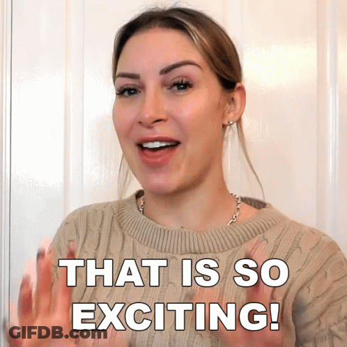 Bearded Man Smiling It's An Exciting Day GIF