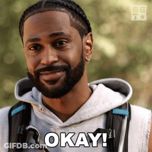 Bearded Man Smiling Saying Okay GIF