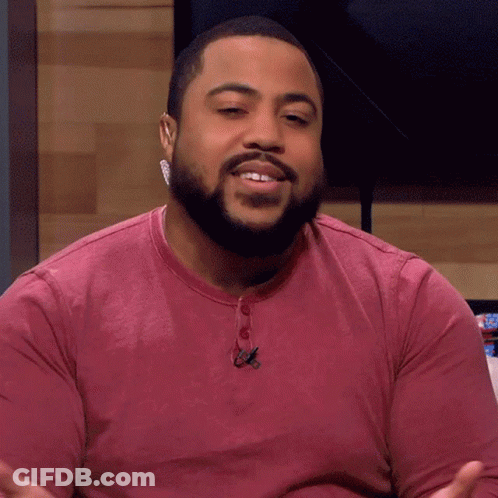Bearded Man Smiling Says You Make More Money GIF
