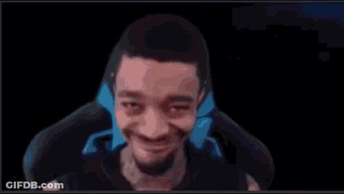 Bearded Man Smiling Sitting GIF