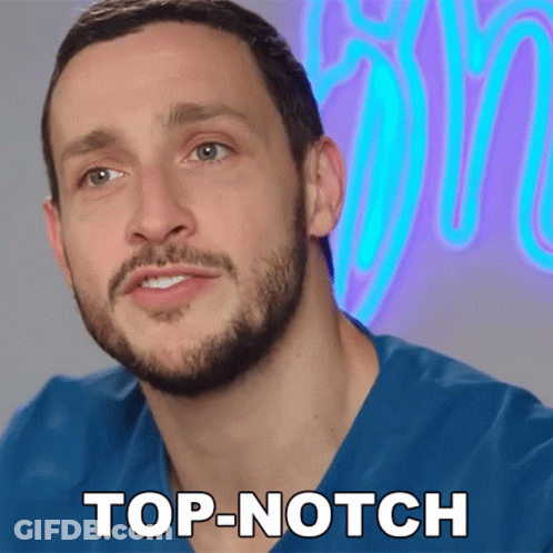 Bearded Man Smiling Top-Notch GIF