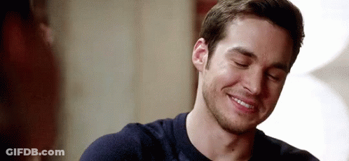 Bearded Man Smiling With Eyes Closed GIF