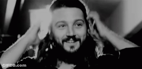 Bearded Man Smiling With Headphones GIF