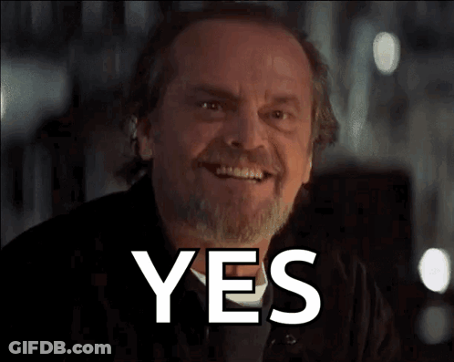 Bearded Man Smiling With Yes GIF