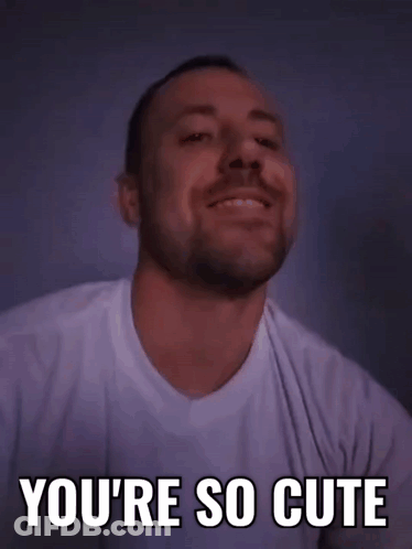 Bearded Man Smiling You're So Cute GIF