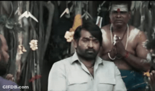 Bearded Man Standing Before Men With Arms Crossed GIF
