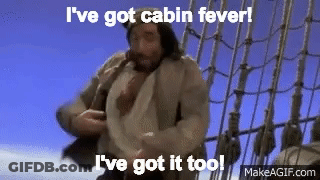 Bearded Man Standing On Boat GIF