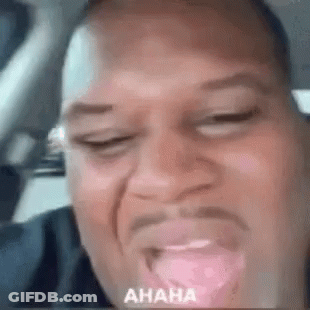 Bearded Man Sticking Tongue Out GIF