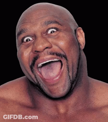 Bearded Man Sticking Tongue Out Funny Face GIF