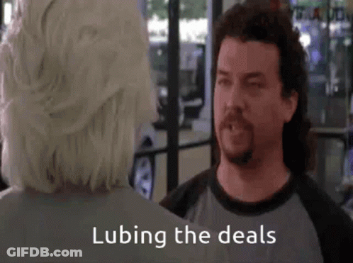 Bearded Man Talking At Car Dealership Saying Lubing The Deals GIF
