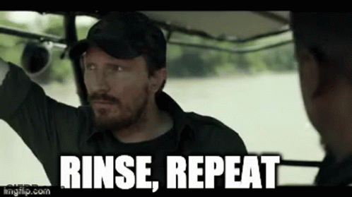 Bearded Man Talking In Golf Cart GIF