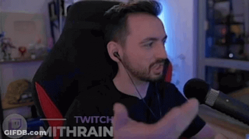 Bearded Man Talking Into Microphone GIF