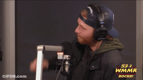 Bearded Man Talking Into Microphone The Most Interesting One GIF