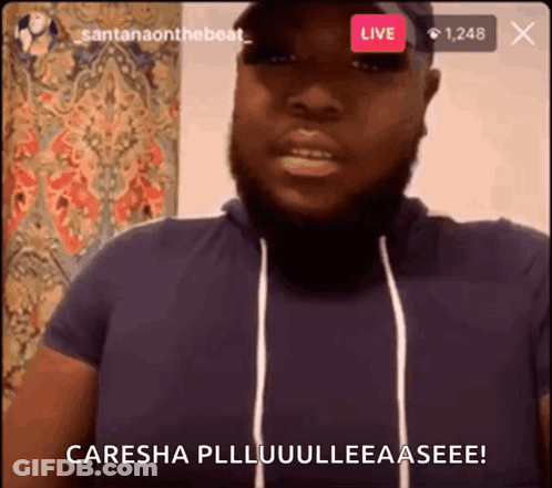 Bearded Man Talking On Live Stream GIF