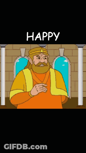 Bearded Man Talking To Another Man Saying Day GIF