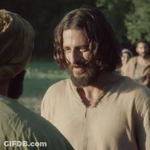 Bearded Man Talking To Another Man GIF