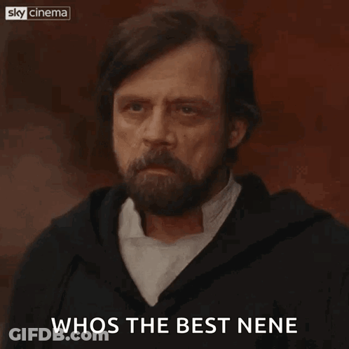 Bearded Man Thumbs Up Saying Whos The Best Nene GIF