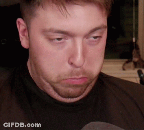 Bearded Man Wearing Black Shirt Saying Oculus GIF