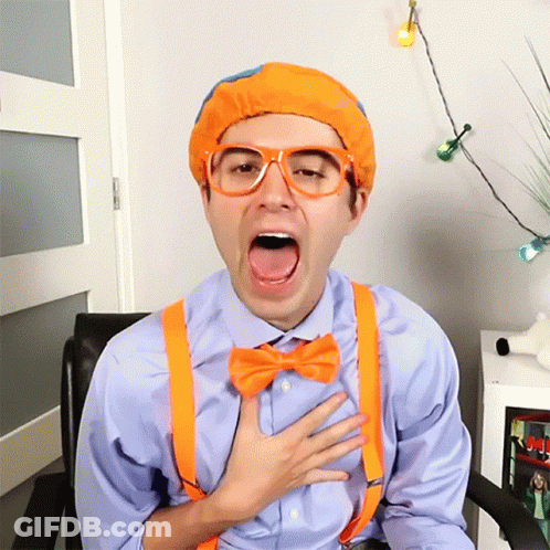 Bearded Man Wearing Headphones And Hat Coughing GIF