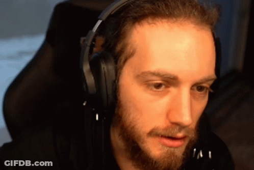 Bearded Man Wearing Headphones GIF