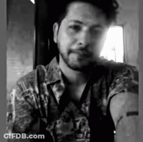 Bearded Man With Arm Tattoo GIF