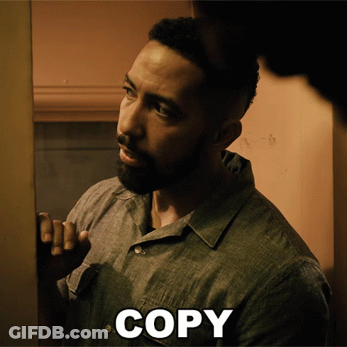 Bearded Man With Copy Above GIF