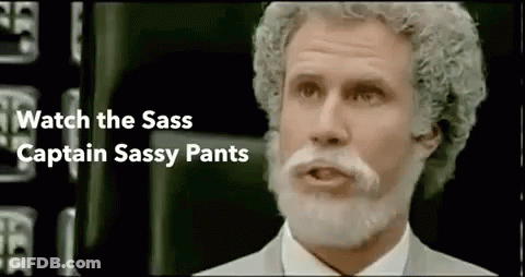 Bearded Man With Curly Hair Talking GIF