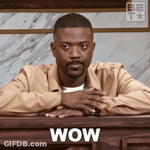 Bearded Man With Folded Hands Saying Wow GIF