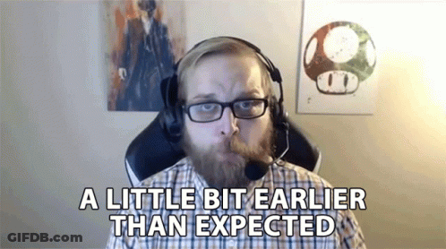 Bearded Man With Glasses, Headphones, And Microphone GIF