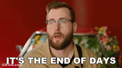 Bearded Man With Glasses Says Not Your Fault GIF