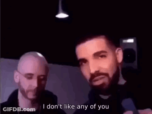 Bearded Man With Glasses Talking To Another GIF
