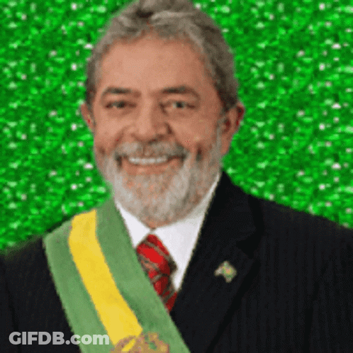Bearded Man With Green And Yellow Sash GIF