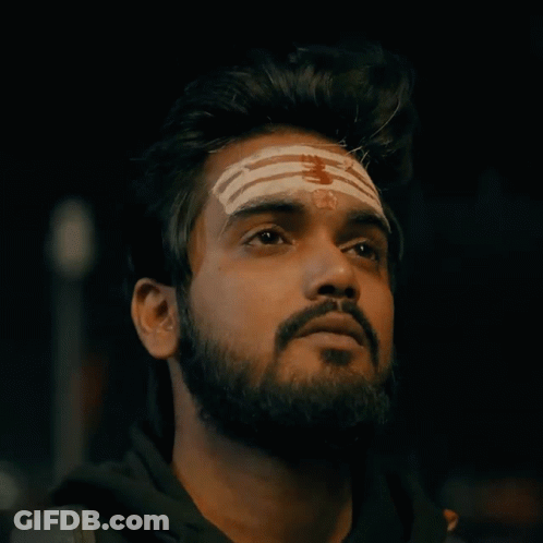 Bearded Man With Head Bandage GIF