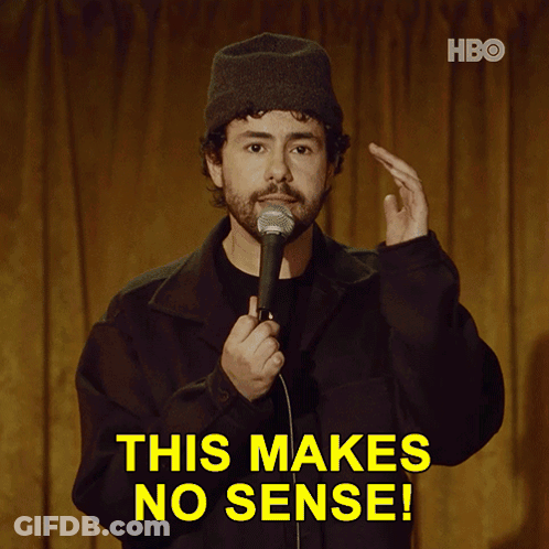 Bearded Man With Headphones And Hat Says It Just Makes Perfect Sense GIF