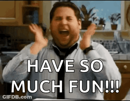 Bearded Man With Heart Hair Saying Wow GIF