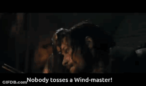 Bearded Man With Helmet Says Nobody Tosses A Wind Master GIF