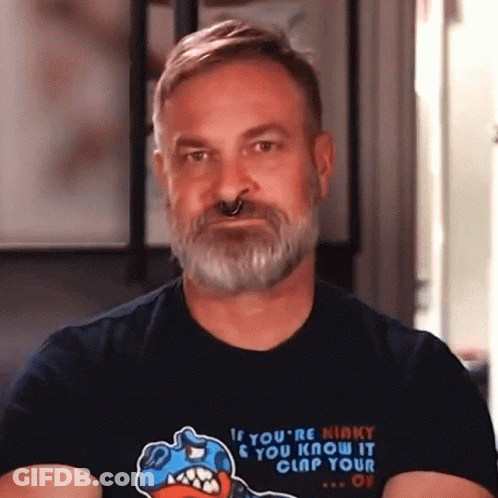 Bearded Man With If You're Ninny You Know It Clap Your GIF