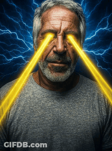 Bearded Man With Lightning Bolt GIF
