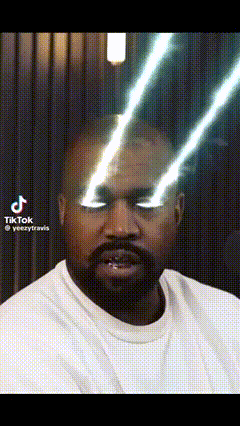 Bearded Man With Lightning Eyes GIF