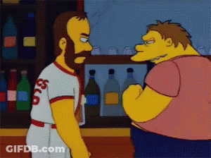 Bearded Man With Number 6 Jersey GIF