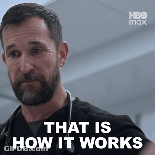 Bearded Man With Stethoscope Says That Is How It Works GIF