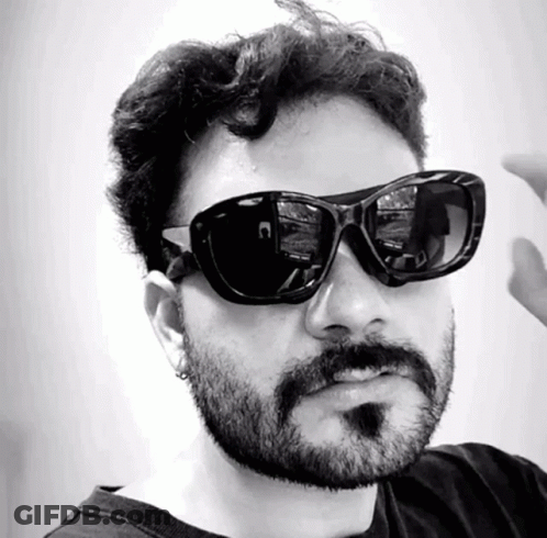 Bearded Man With Sunglasses And C GIF