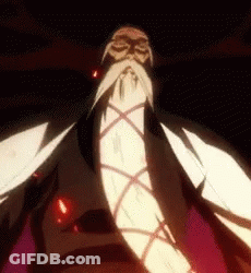 Bearded Man With Sword In Dark Room GIF
